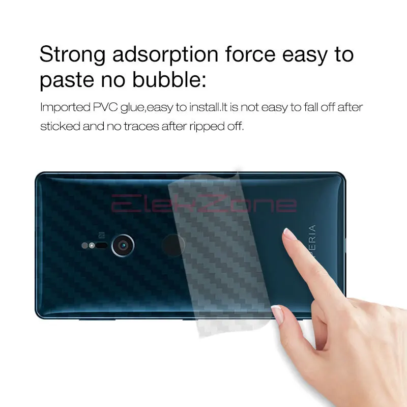 5 шт./лот для Sony XA XA1 XA2 Ultra XZ Premium 3D углеродное волокно протектор Xperia XZ1 XZ2 Compact Plus