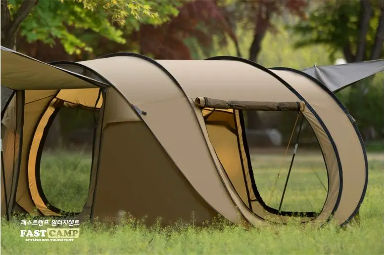 Новая Большая автоматическая всплывающая Пляжная палатка для рыболовства на 3 4