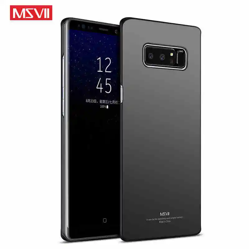 Чехол для Samsung Galaxy Note 8 тонкий чехол металлический автомобильный магнитный