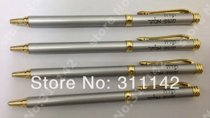 2017 Новый стиль металлическая ручка 500 шт с логотипом на заказ Бесплатная доставка