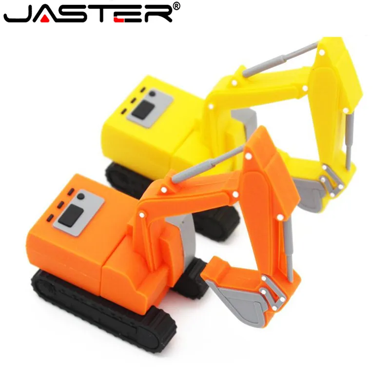 JASTER экскаватор usb флэш накопитель захват pendrive 4 ГБ 8 16 32 64 Гб creativo мини подарок