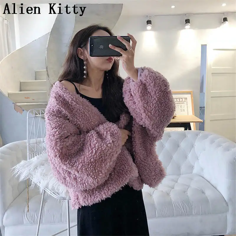 Новинка 2019 года! весенне зимний Повседневный Кардиган Alien Kitty Стильное женское