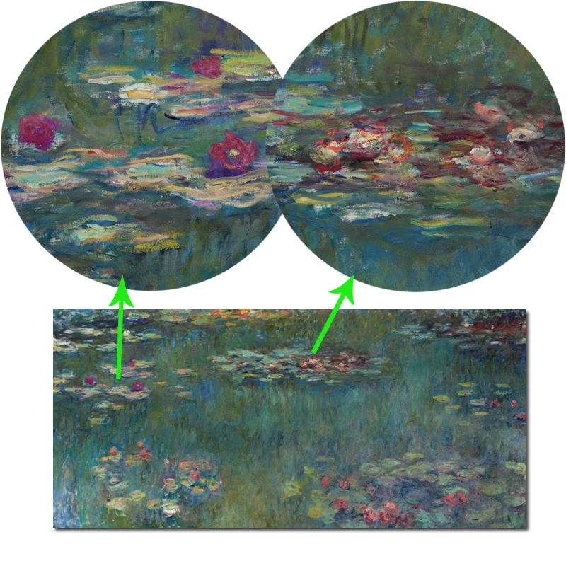 Французский импрессионист картина маслом Клода Моне лилии плакаты печать на