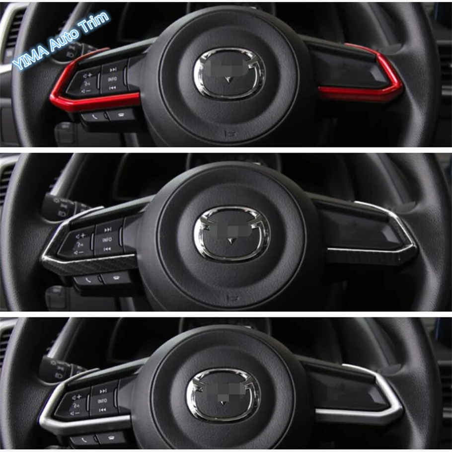 Lapetus Автомобиль Стайлинг рулевая лента для колес крышка отделка Подходит Mazda 2 Demio