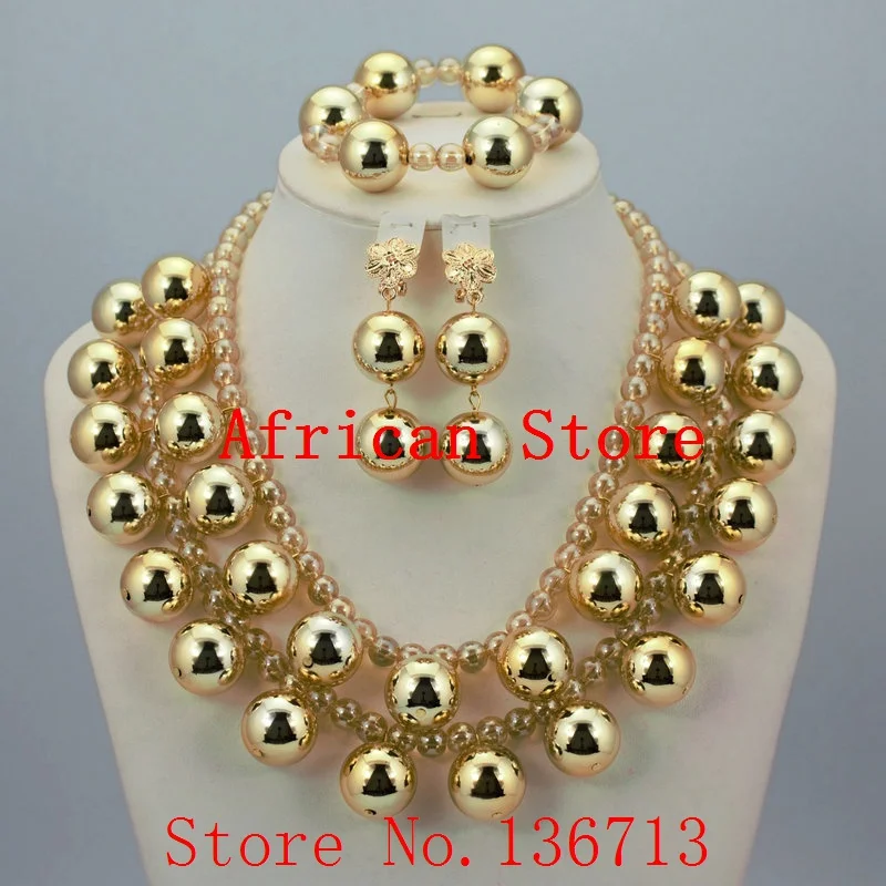 Очаровательный нигерийский свадебный комплект из бисера для вечеринки