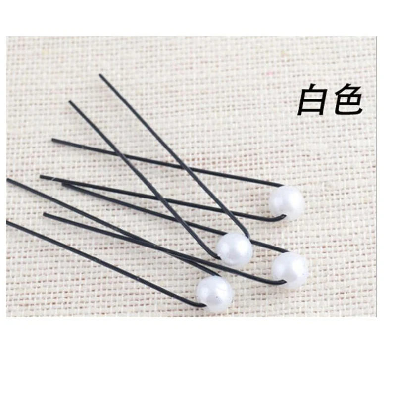 10 Шт. Красный Белый Жемчуг Заколки Женщины Шарм Свадебные Партия Ювелирные Accessries