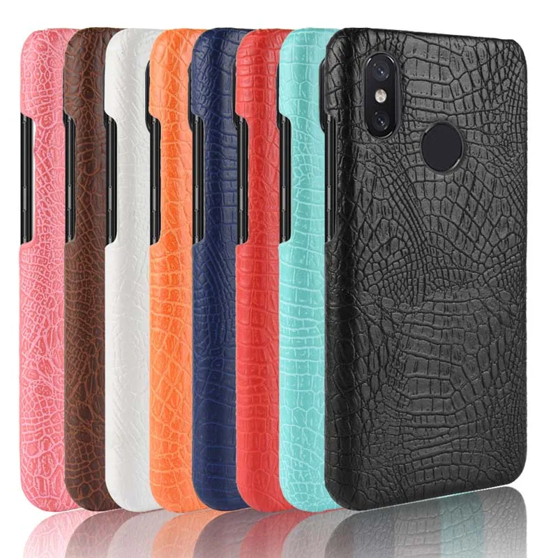 Чехол для Xiaomi Mi 8 чехол Xiomi Mi8 роскошные чехлы из крокодиловой кожи с тиснением под