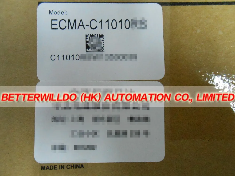 ASD-A2-1021-L + ECMA-C11010RS Новый в коробке набор Серводвигателей переменного тока 1 кВт 3000