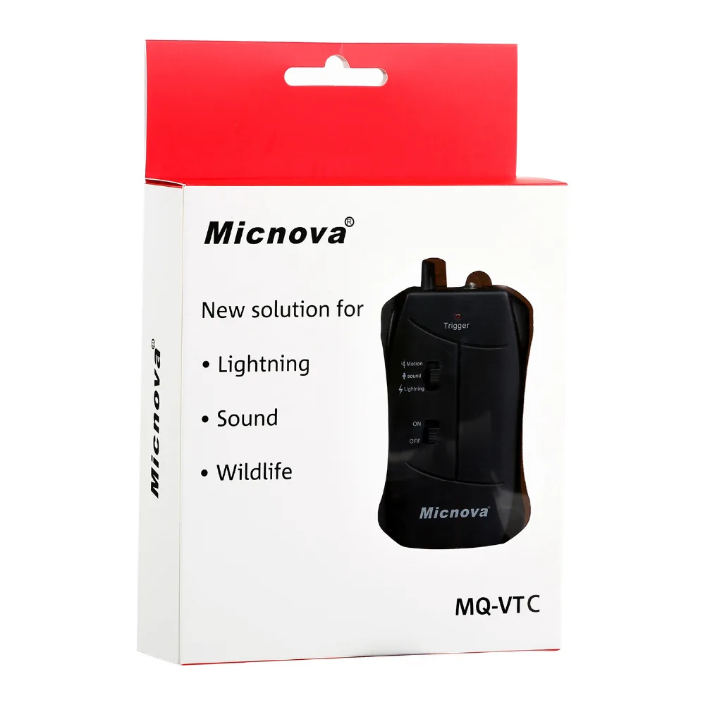 Micnova MQ VTC Pro Lightning фейерверк движения и звука Сенсор дикой природы Беспроводная