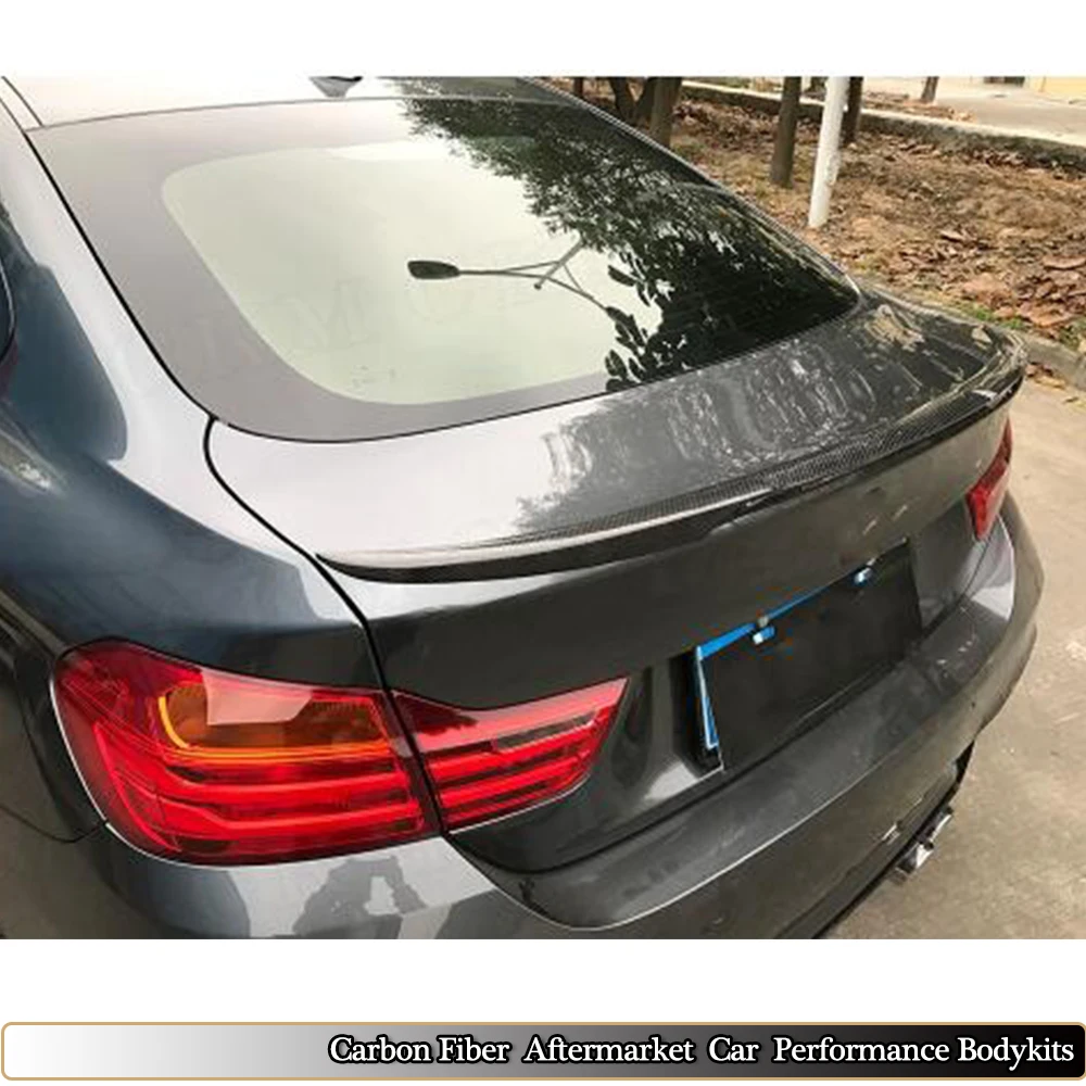 Задний спойлер багажника из углеродного волокна для BMW F36 M Sport 2015 2018 4 Series Gran Goupe