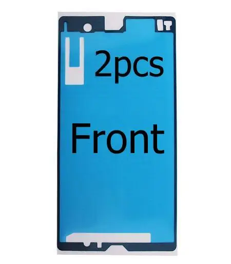 2PCS Front glue Дисплей клейкая лента для sony xperia Z L36H C6602 C6603 So-02E корпус из заднего стекла водонепроницаемый клей для sony L36h клей - Цвет: 2PCS Front glue