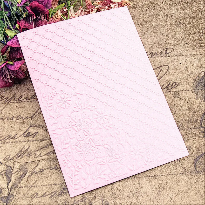PANFELOU Lotus bubble папки для тиснения пластик скрапбукинга DIY шаблон помадка торт фото