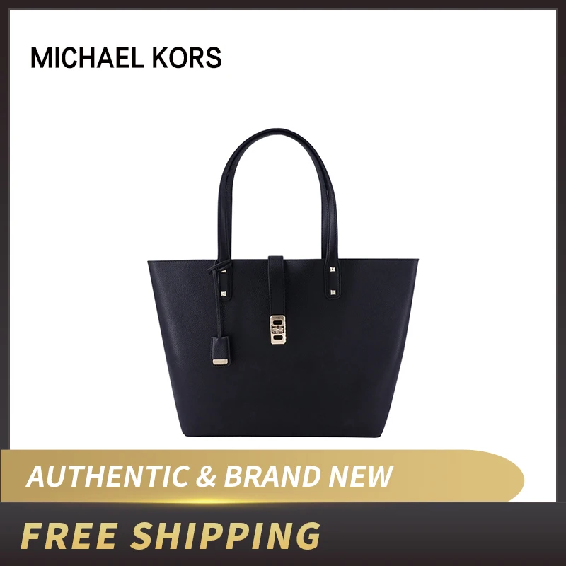 Большая Сумка тоут из лакированной кожи Michael Kors Karson 35T8GKRT3L|Сумки с ручками| |
