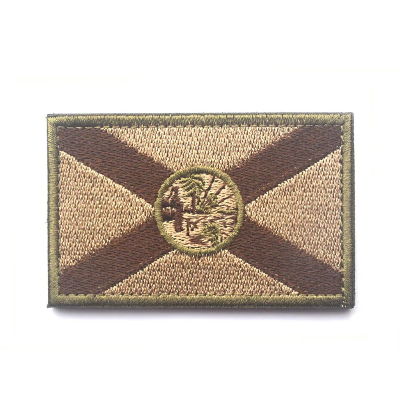 Женский джинсовый рюкзак с нашивкой на липучке вышитая аппликация 7 6*5 см новинка