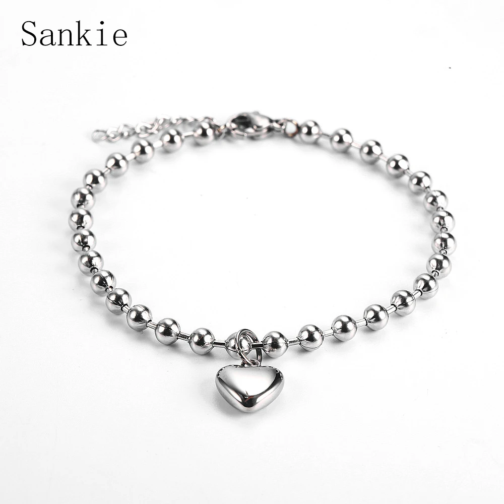 Sankie классические браслеты со стальным шариком для женщин золотой цвет