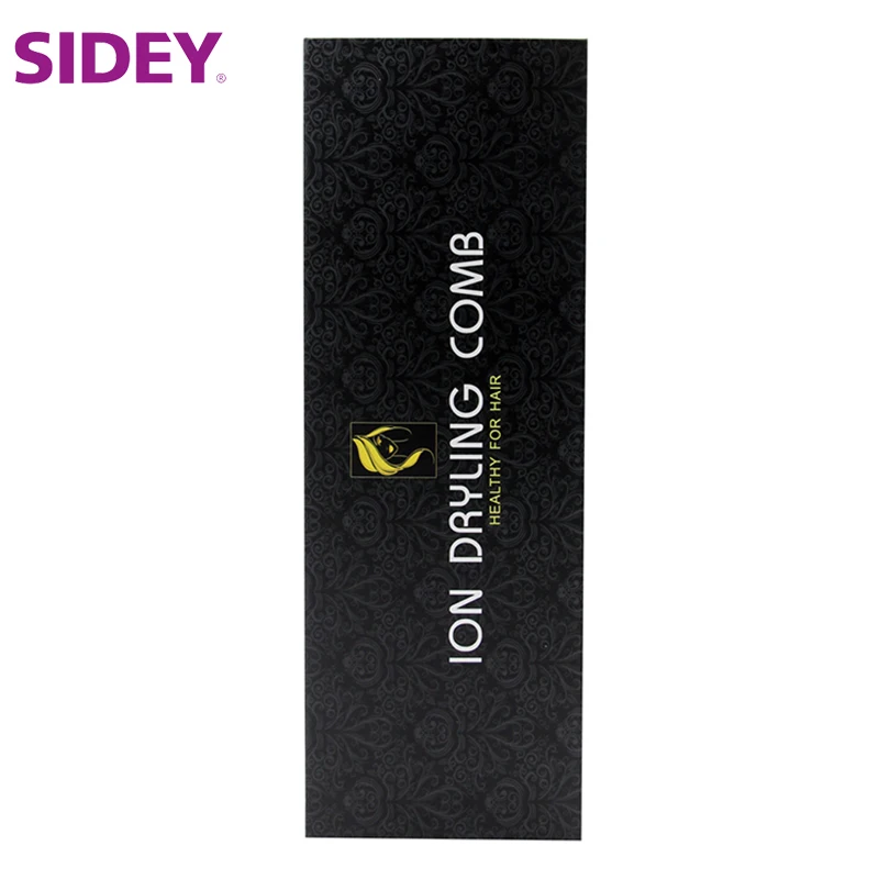 SIDEY Производитель оптовой Ионной Фен для волос расческа для волос Массажная расческа