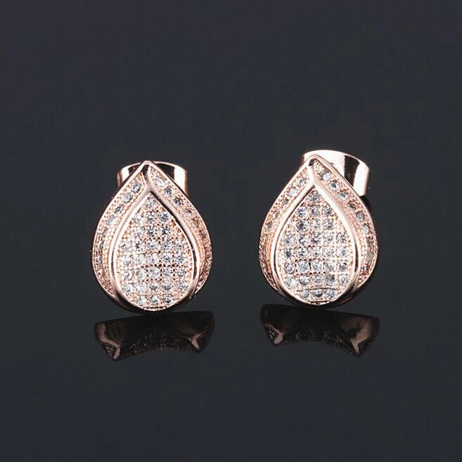 

Популярные Классические серьги в форме капли циркония