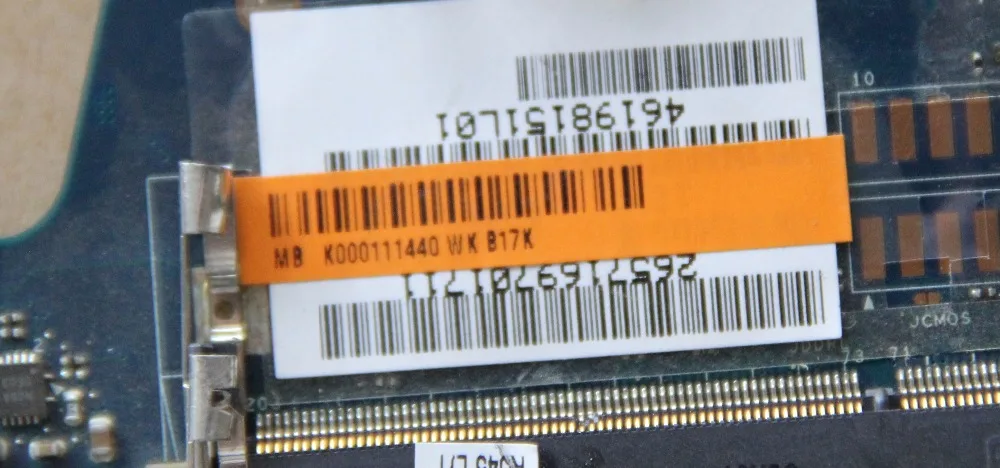 

K000111440 Toshiba C660, PWWAA LA-6842P HM55 DDR3