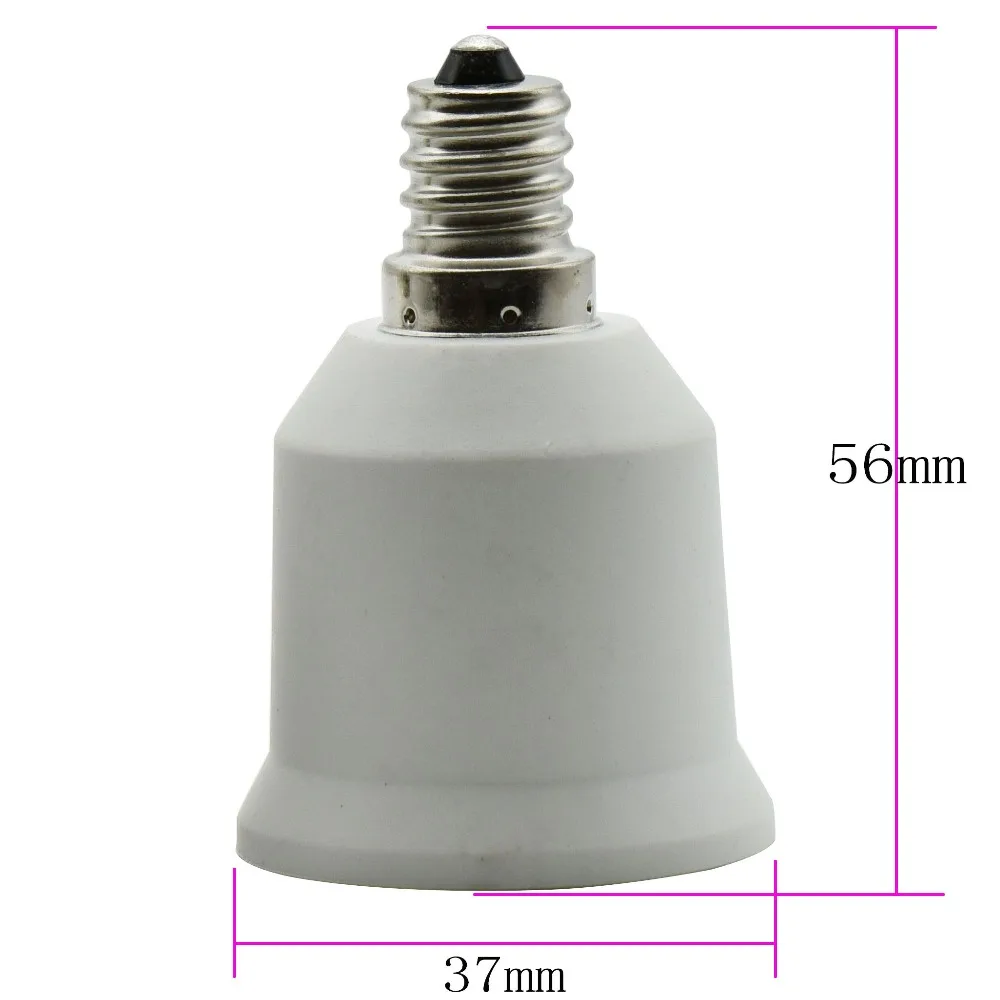 Переходник E12 в E27 винтовой Цоколь для светодиодных ламп 6 шт./лот|lamp holder converter|holder