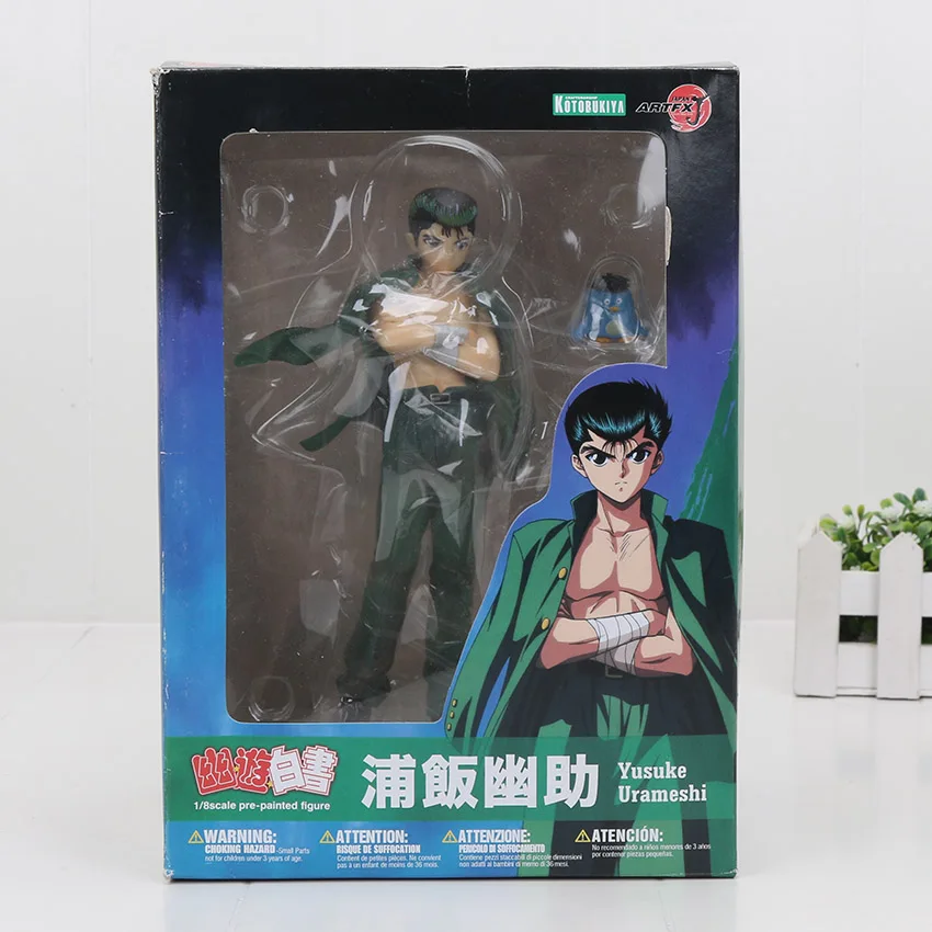 green in box YuYu Hakusho Yusuke Urameshi Minamino Shuuichi фигурка 1/8 масштаб окрашенная ПВХ фигурка коллекционная игрушка - Цвет: green in box