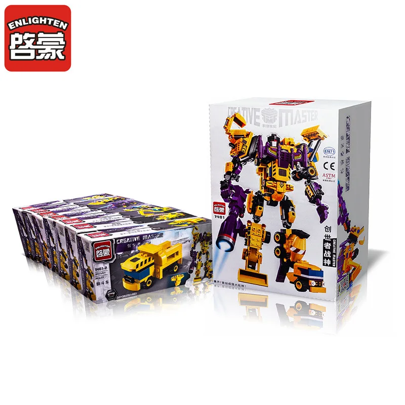 Детский робот-паззл 7 шт. деформация во время Второй мировой войны в США и