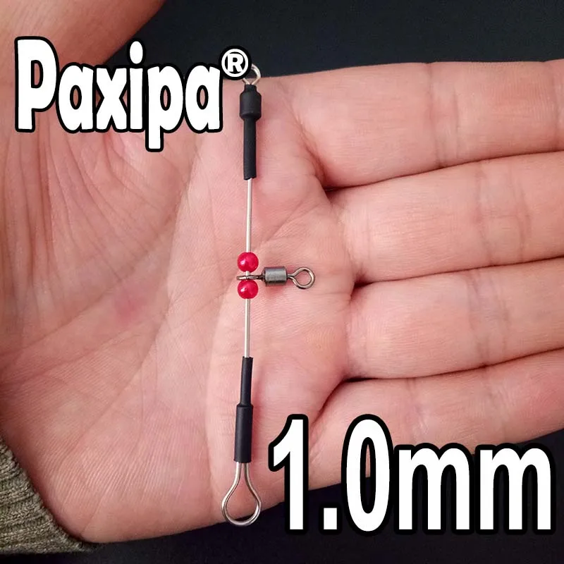 6 шт. рыболовный разъем Urfe Para Temporales Enganches Rapidos Para la Pesca Kolay Atma Aparati - Цвет: 1.0mm red