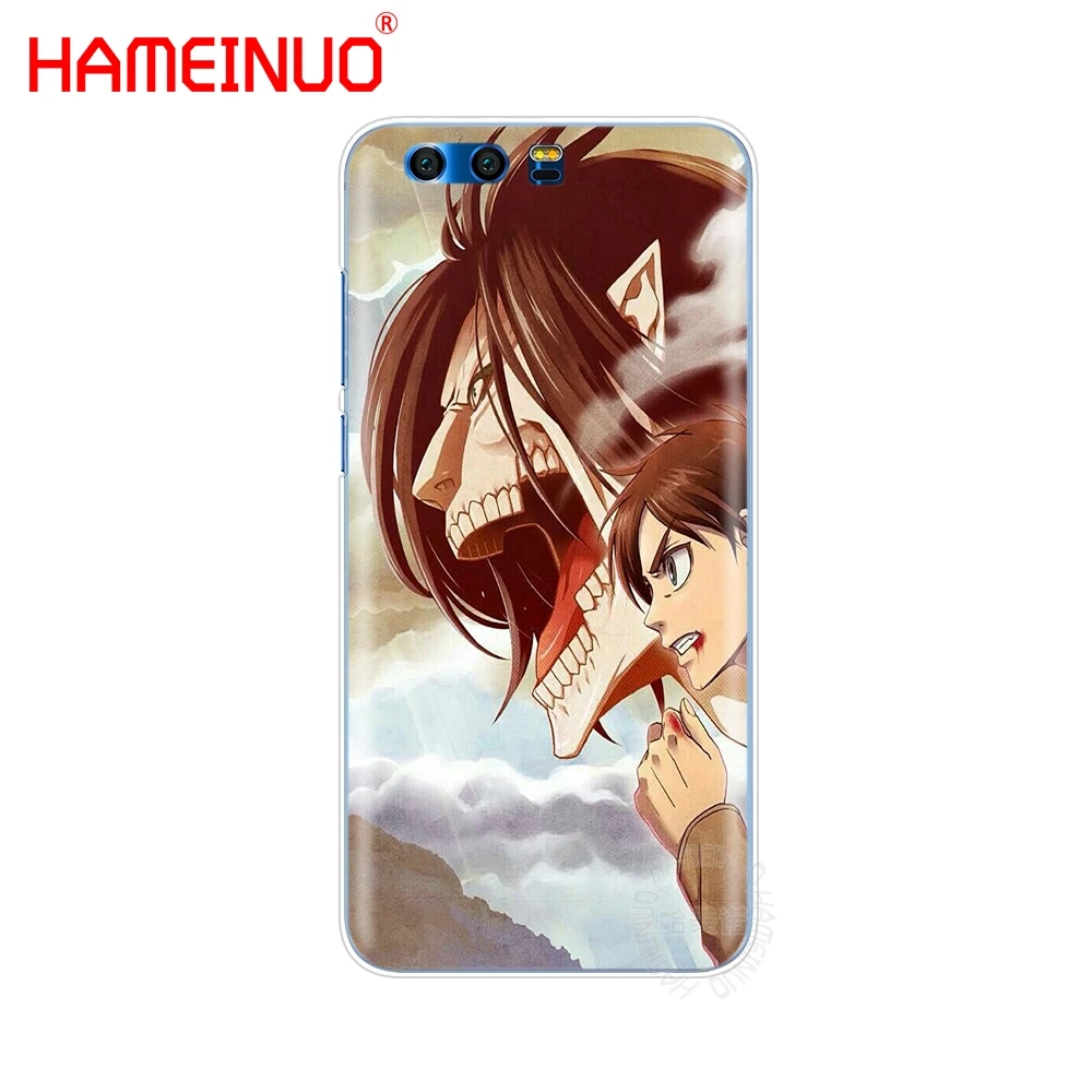 HAMEINUO аниме японский атака на Титанов Чехол для телефона Huawei Honor V10 4A 5A 6A 6C 6X 7X 8 9 NOVA 2