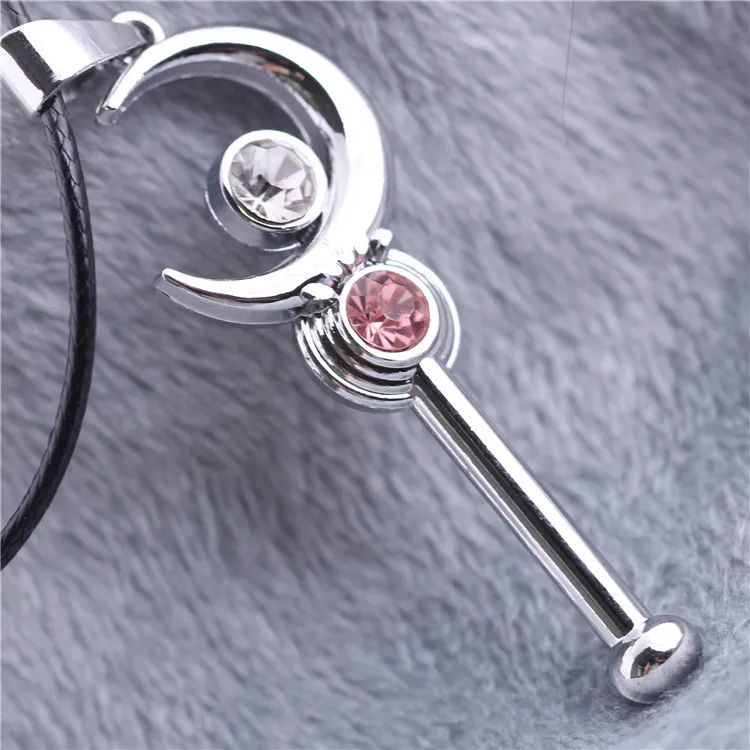 11 стиль аниме Сейлор Мун кожаный чокер с цепочкой ожерелье Подвески винтажные