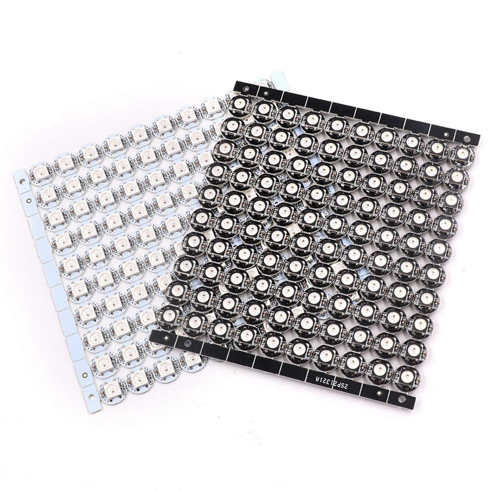 4Pin 5V светодиодный чип SMD WS2812B WS2812 9 6*9 6 мм Диаметр Радиатора для 5050 RGB IC встроенный