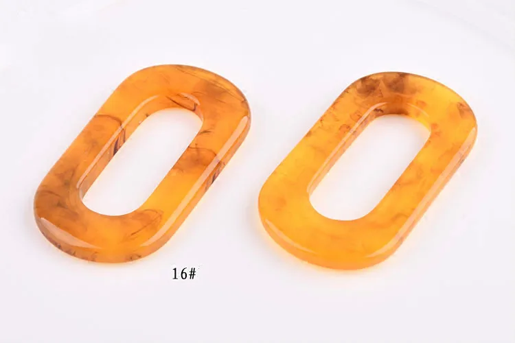 DIY аксессуары для сережек корейские полимерные овальные серьги материал кулон |