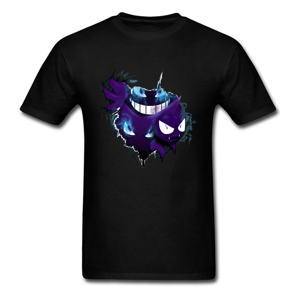 AC DC покемон аниме футболка Пикачу Jigglypuff Gengar Snorlax Mewtwo мультфильм забавная футболка Лучший подарок для мужчин 3D футболки с принтом - Цвет: 0109PK58 20black