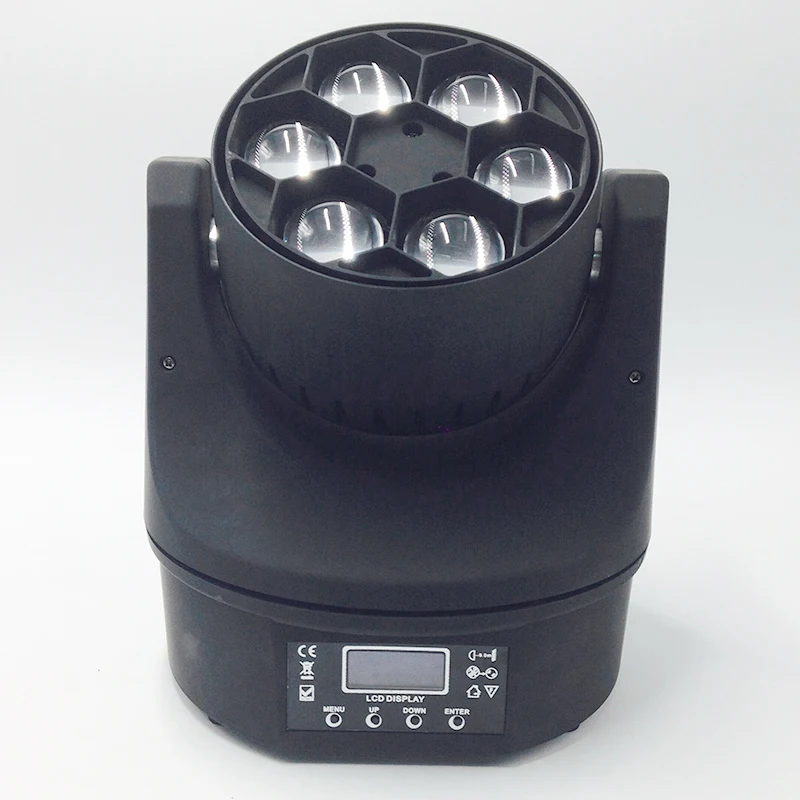 MengBa 6x15 Вт RGBW 4 в 1 светодиодный мини пчелиный глаз луч светильник DMX512 движущийся