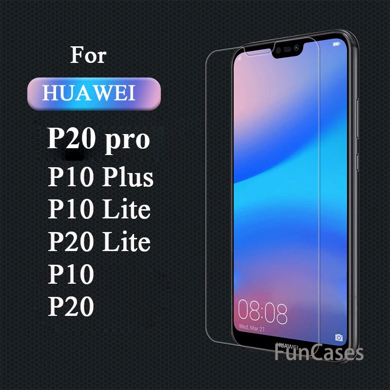 Tempered glass for huawei p20 lite p 20 10 20lite 20pro pro p10 plus screen Protector glas Protective protection Film | Мобильные