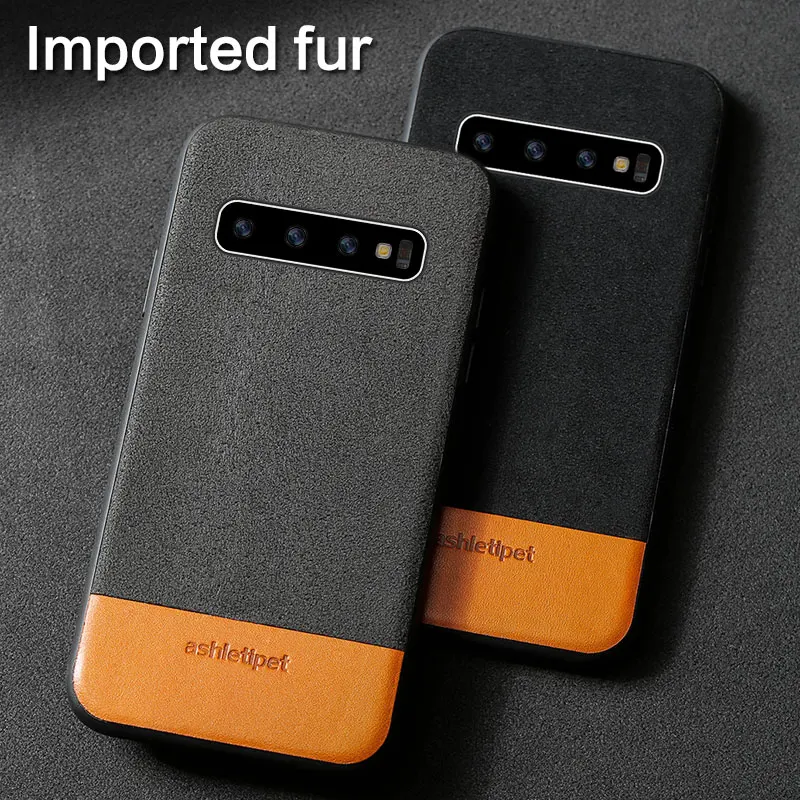Новый деловой кожаный чехол для телефона Samsung Galaxy S10 plus s10e s20 ultra 20 + note 10 a51 a71 черный