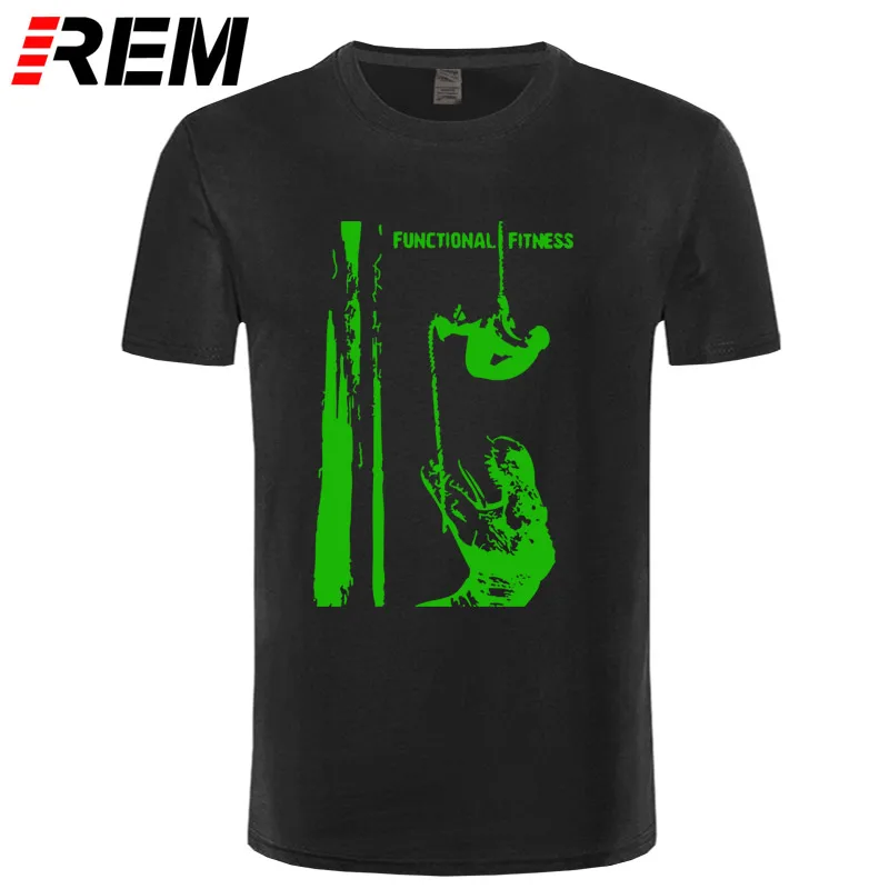 REM Heartbeat of Climb футболки с коротким рукавом Хлопок крутая забавная Футболка мужская одежда Топы Новинка Лето - Цвет: black green