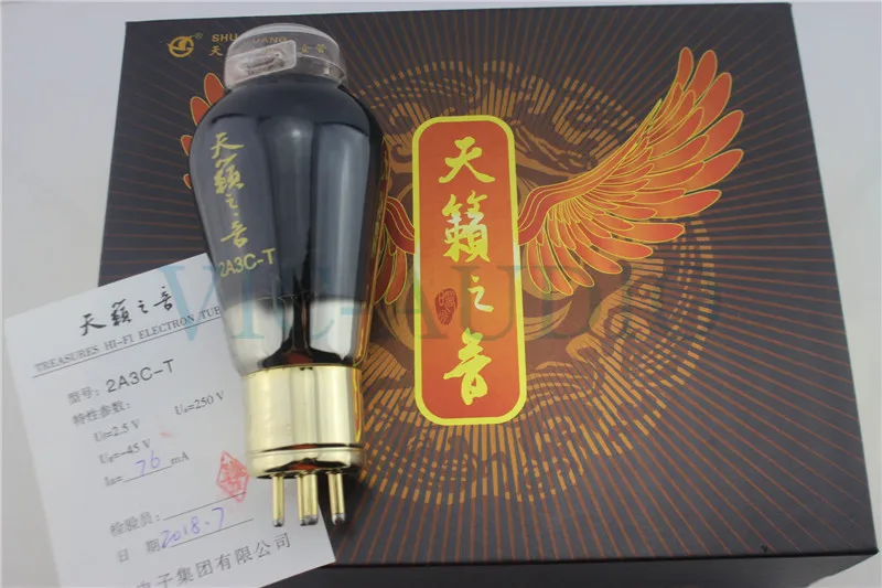 2 шт. Новинка SHUGUANG 2A3C-T пары сокровищ электронная трубка Hi-Fi Замена 2A3C 2A3 вакуумная