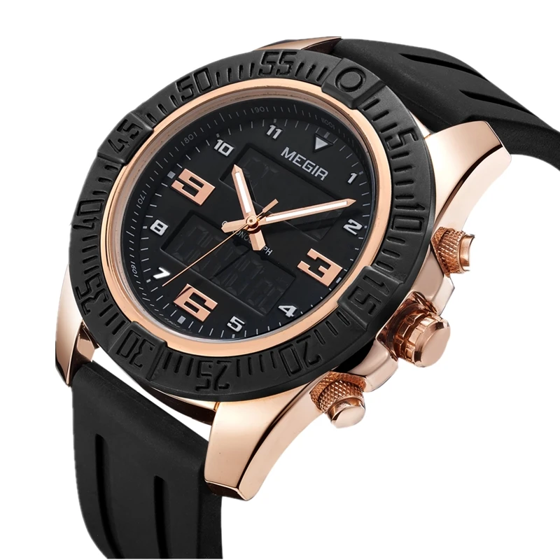 Miger мужские армейские военные часы Reloj Hombre светодиодные цифровые спортивные