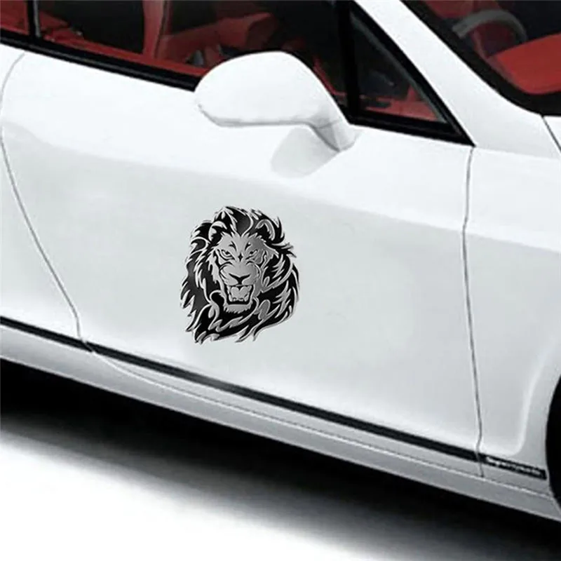 3D car Aluminum alloy sticker personality lion auto logo badge emblem tail decal | Автомобили и мотоциклы
