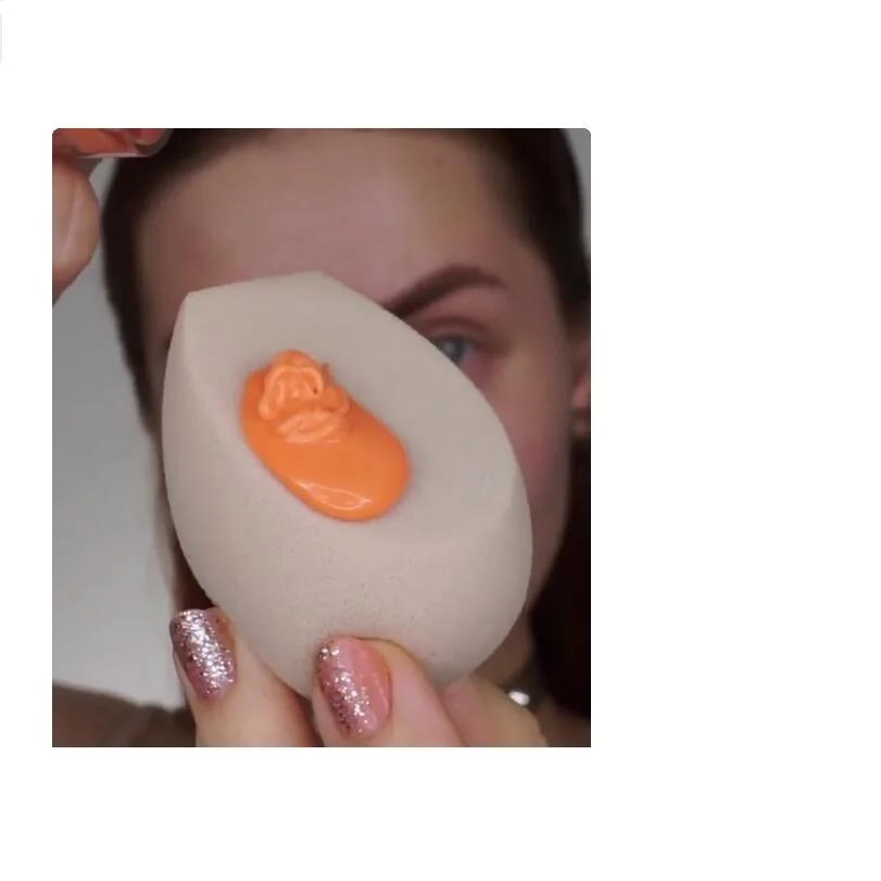 2021 опробовать новые MISS ROSE Soft Touch косметический спонж для лица наклонная головка