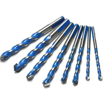 8pcs/set High Quality New Glass Ceramic Tile Drill Bits Set 6/8/10/12mm Porcelain Spear Head Marble Wall Triangle Core Drilling
