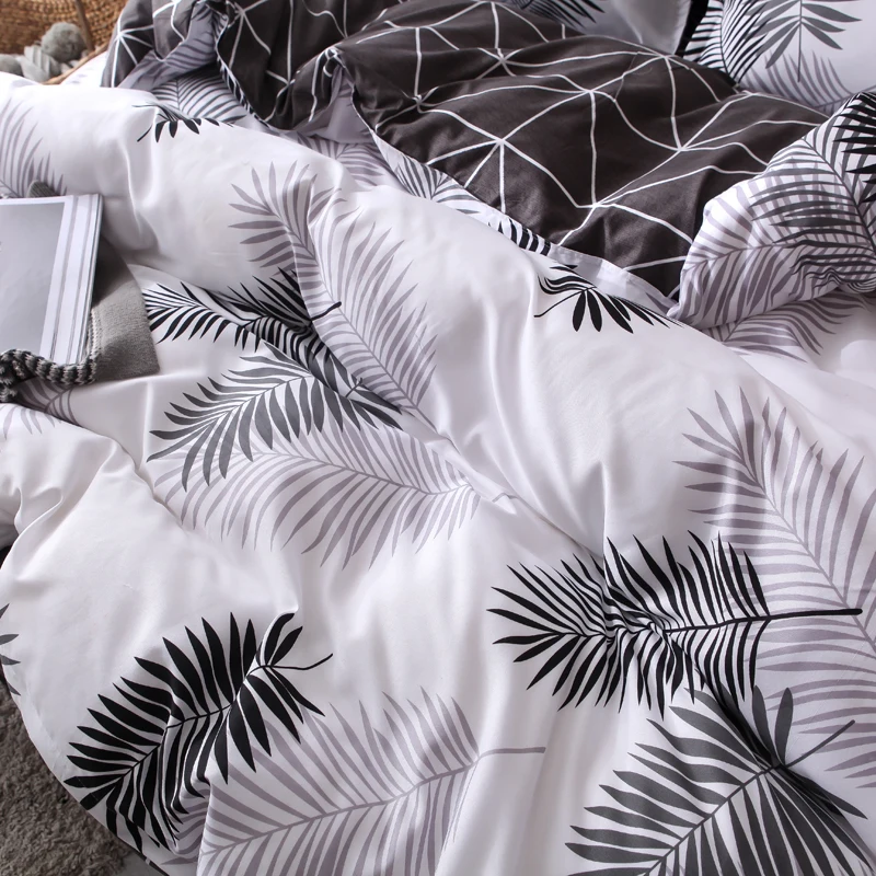 Комплект постельного белья из 4 предметов Скандинавское одеяло пододеяльник