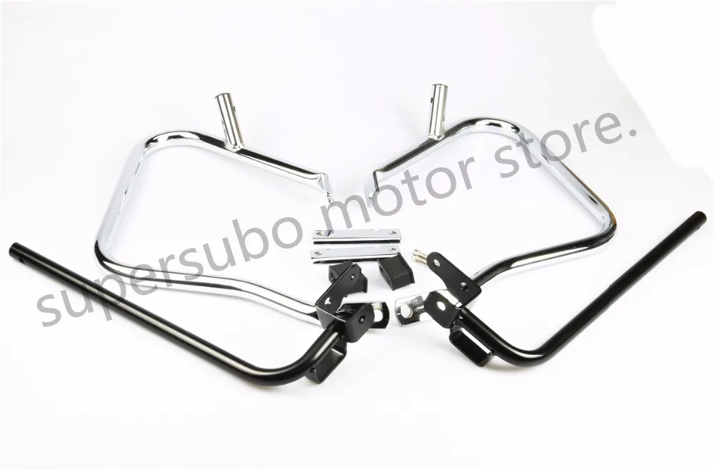 Большой Buffalo защита седельной сумки кронштейн комплект для Harley touring Electra Glide FLHT 14-17