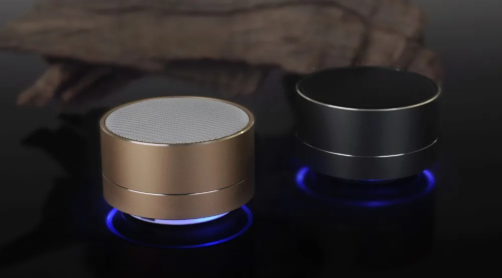 Горячая A10 беспроводной bluetooth динамик металлический Мини Портативный subwoof звук с микрофоном Поддержка TF карты AUX для iPhone samsung