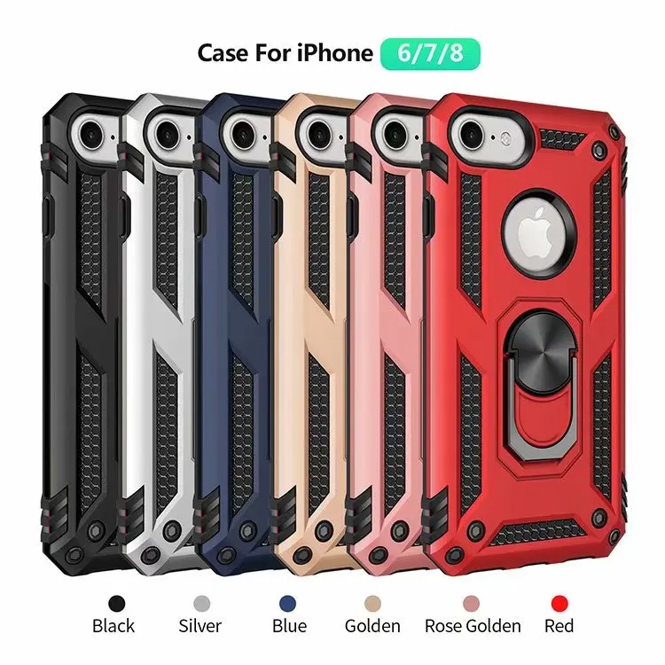 Роскошный брендовый чехол для Iphone XS Max X XR, чехол с мягким бампером, усиленный жесткий чехол с подставкой для Iphone 7, 8 Plus, 6, 6S