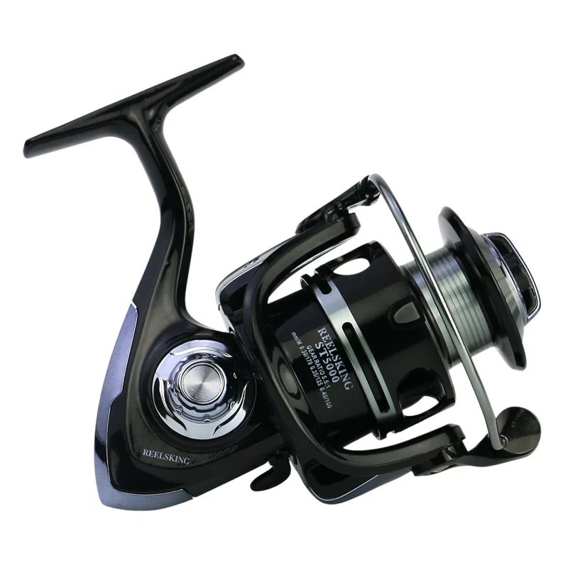 

Fishing Spinning Reel Hand Wheel ST 1000-7000 Series Aluminum Alloy Wire Cup No Gap Structure Ocean or River Fishing