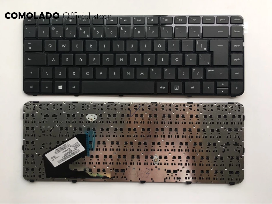 Бразильская клавиатура BR Для HP Pavilion 14 14-B 14-B000 14-B100 14-b050la b061la черная с рамкой