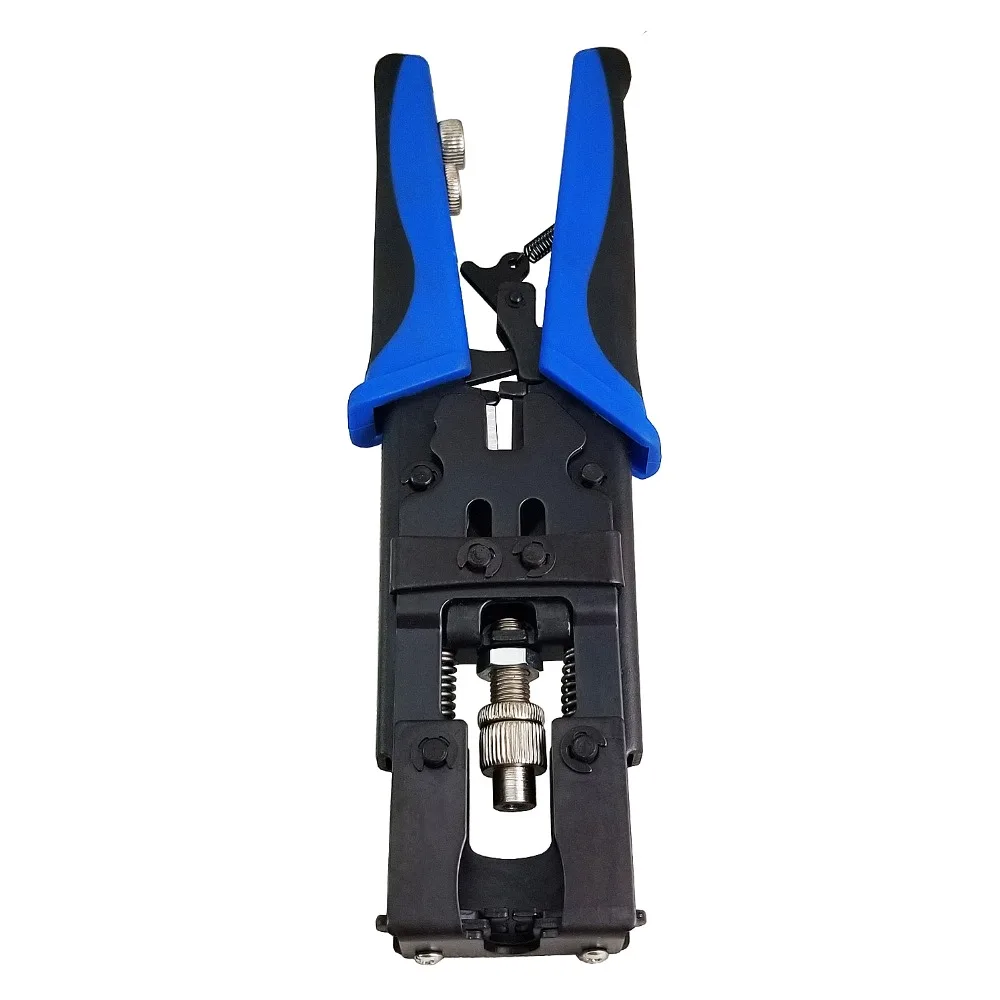 Профессиональный 3IN1 кабель компрессионный обжим инструмент для разъем RG58 RG59 RG6 BNC