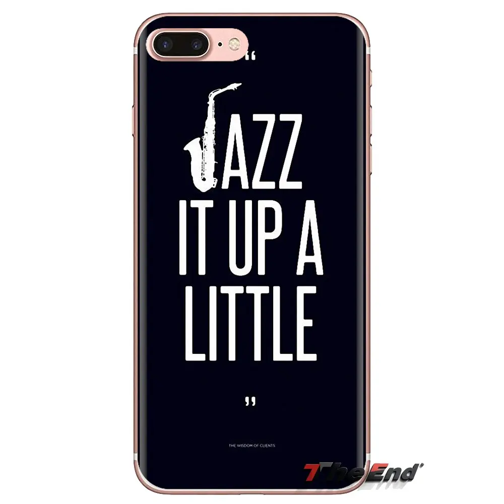 Silicone Case For HTC One U11 U12 X9 M7 M8 A9 M9 M10 E9 Plus Desire 630 530 626 628 816 820 830 Saxophone SAX Music jazz symbols |