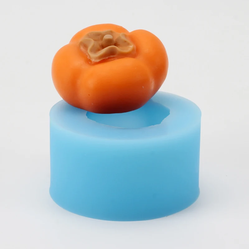 3D Persimmon Silicone Mold for Natural Handmade Soap Mould Craft Resin Decorating Tool | Дом и сад