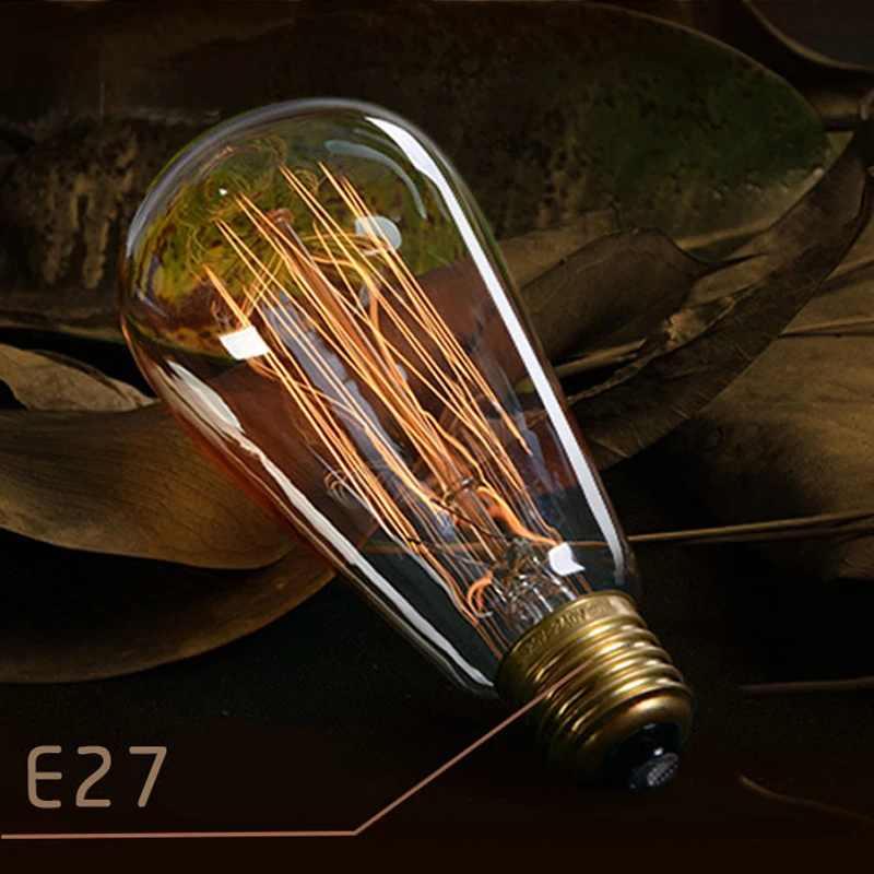Modern Pendant Lights Loft Vintage Lamp Industrial Home Lighting E27 220V For Decor Lampshade Edison Bulb Lustre Luminaire Avize | Освещение